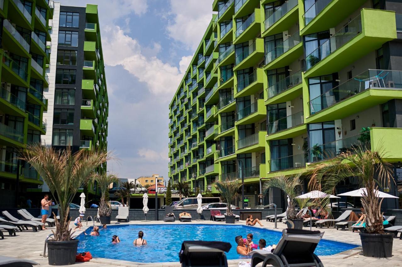 Coral Aparthotel Pool & Spa Mamaia Nord Năvodari Exterior foto